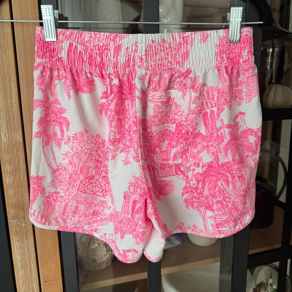 Lilly Pulitzer LUXLETIC toile print backcourt print workout performance mid rise - Picture 5 of 5